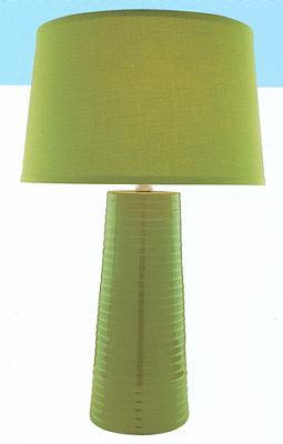 Lite Source Inc Ashanti Ceramic Table Lamp - Green GRN